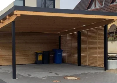 Carport doppel holz - Carport von MV-C Metallverarbeitung