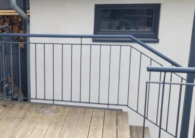 Geländer anthrazit holzdeck - Geländer von MV-C Metallverarbeitung