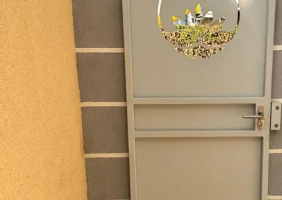 Nebentür blech motiv - Sichtschutz von MV-C Metallverarbeitung