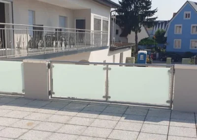Sichtschutz milchglas dachterrasse - Sichtschutz von MV-C Metallverarbeitung