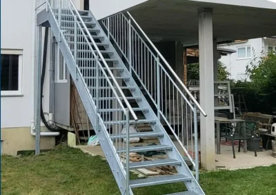 Stahltreppe terrasse garten - Stahltreppe von MV-C Metallverarbeitung